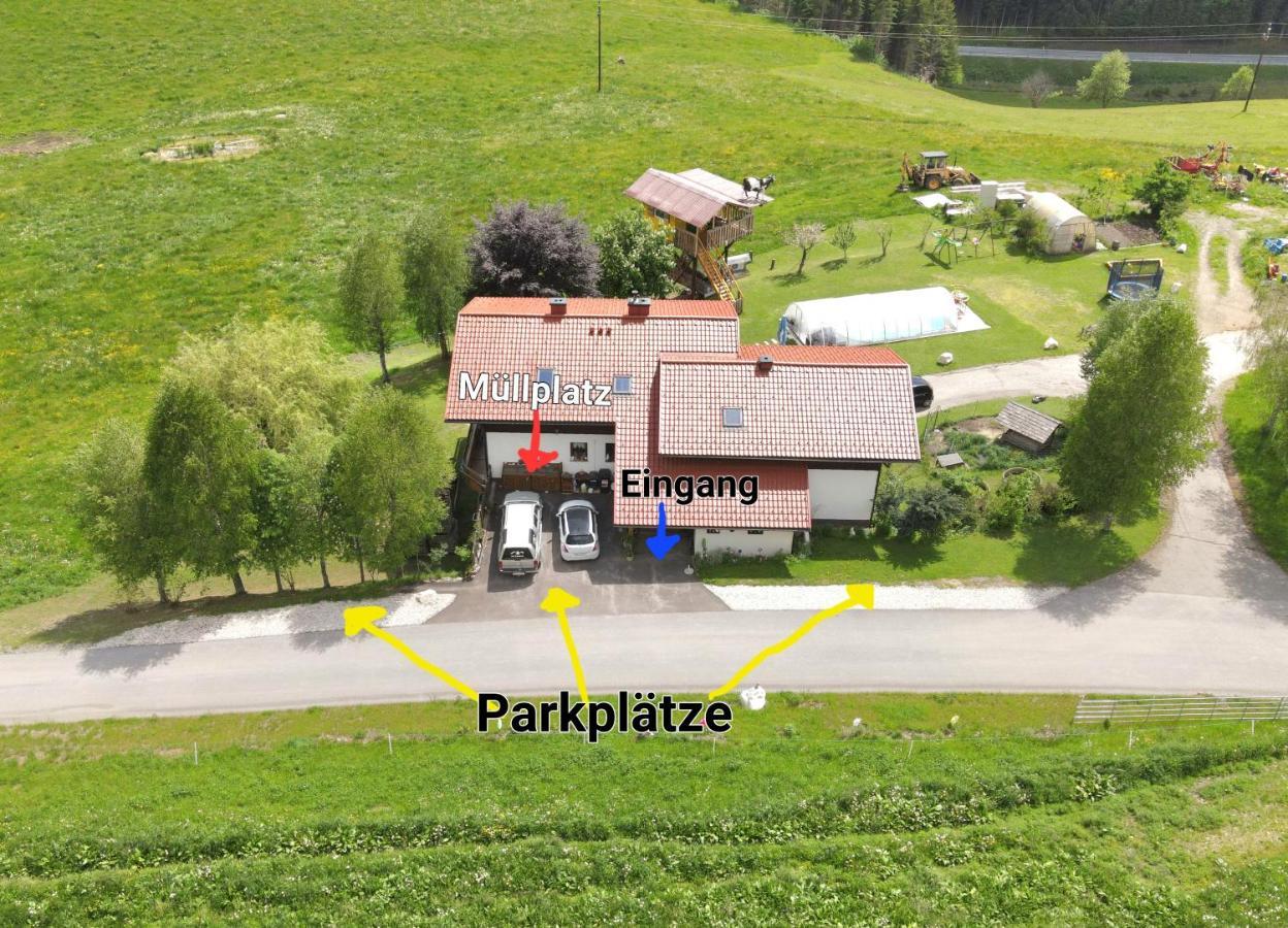 Schoene Ferienwohnung Im Naturpark Grebenzen ザンクト・ランブレヒット エクステリア 写真