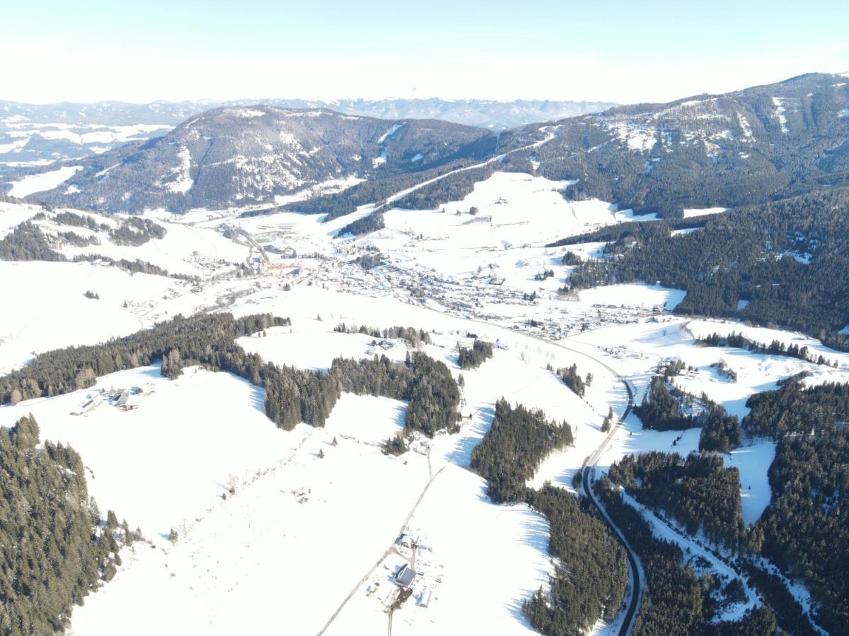Schoene Ferienwohnung Im Naturpark Grebenzen ザンクト・ランブレヒット エクステリア 写真
